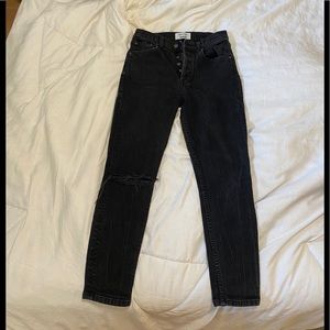 Reformation Serena High Skinny Crop